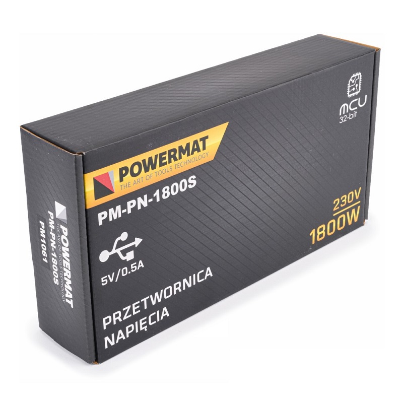 Menič napätia 12V/230V 1800W PM-PN-1800S - POWERMAT