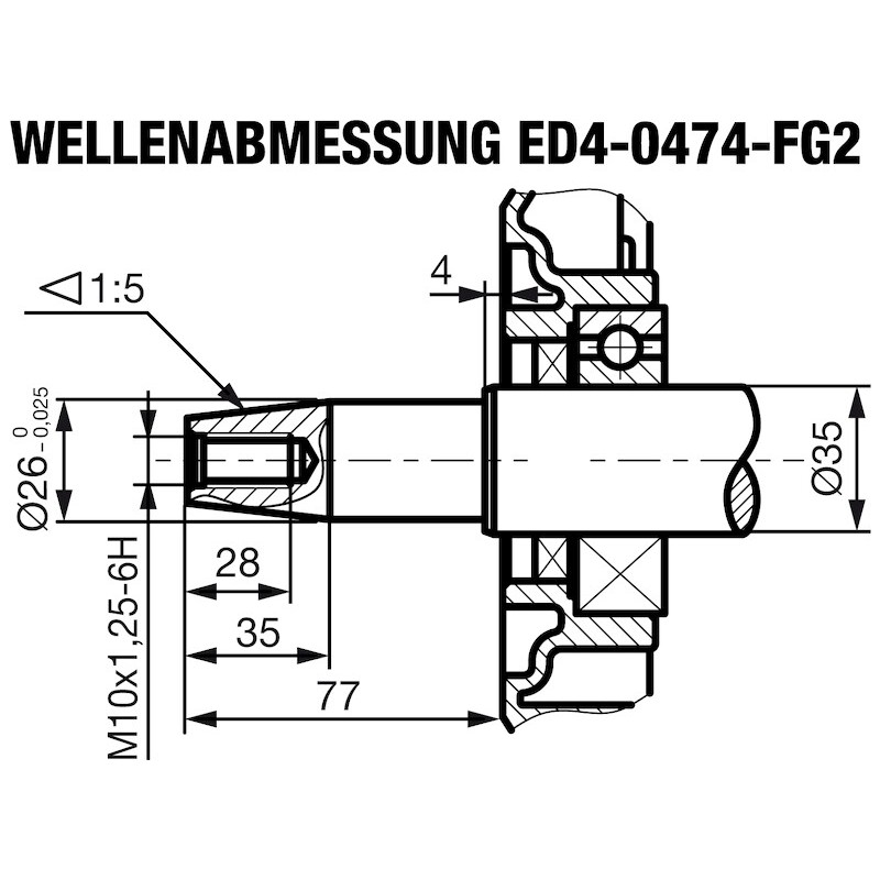 Rotek dieselový motor ED4-0474-5HE-FG2A