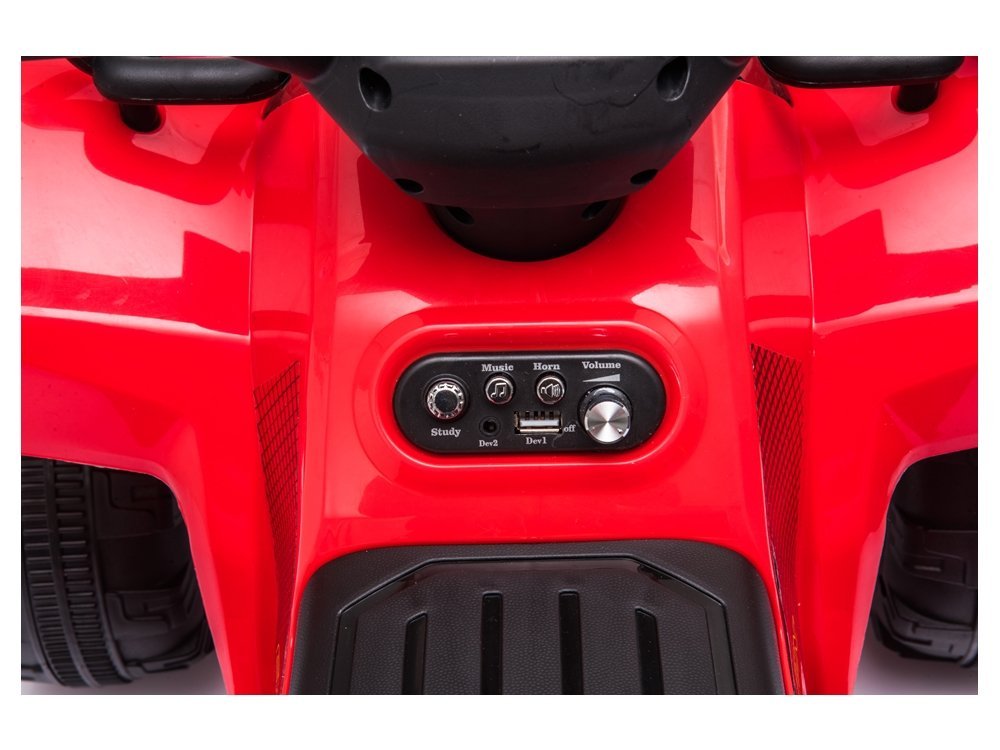 LeanToys Elektrická štvorkolka JS320, červená