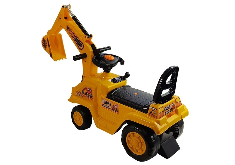 LeanToys Rýpadlo s pohyblivým ramenom, žltá