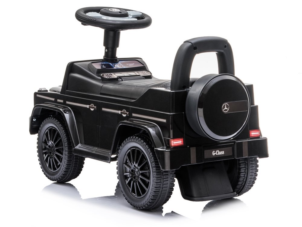 LeanToys  Odrážadlo autíčko Mercedes G-Class s klaksónom čierne