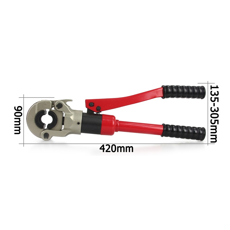 Hydraulické lisovacie kliešte na hliníkoplast PEX čeľuste U, V, TH - MAR-POL M55915
