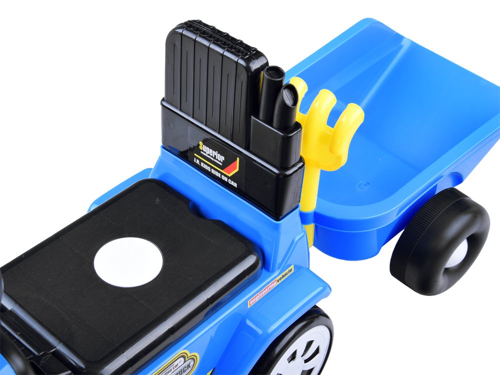 Joko Odrážadlo traktor s vlečkou, modrá