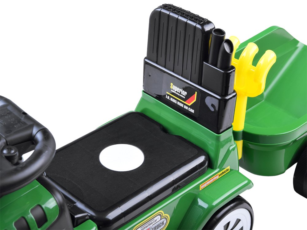 Joko Odrážadlo traktor s vlečkou, zelená