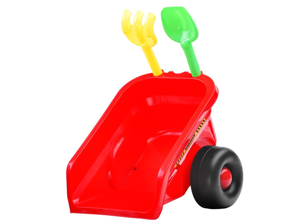 Joko Odrážadlo traktor s vlečkou, červená