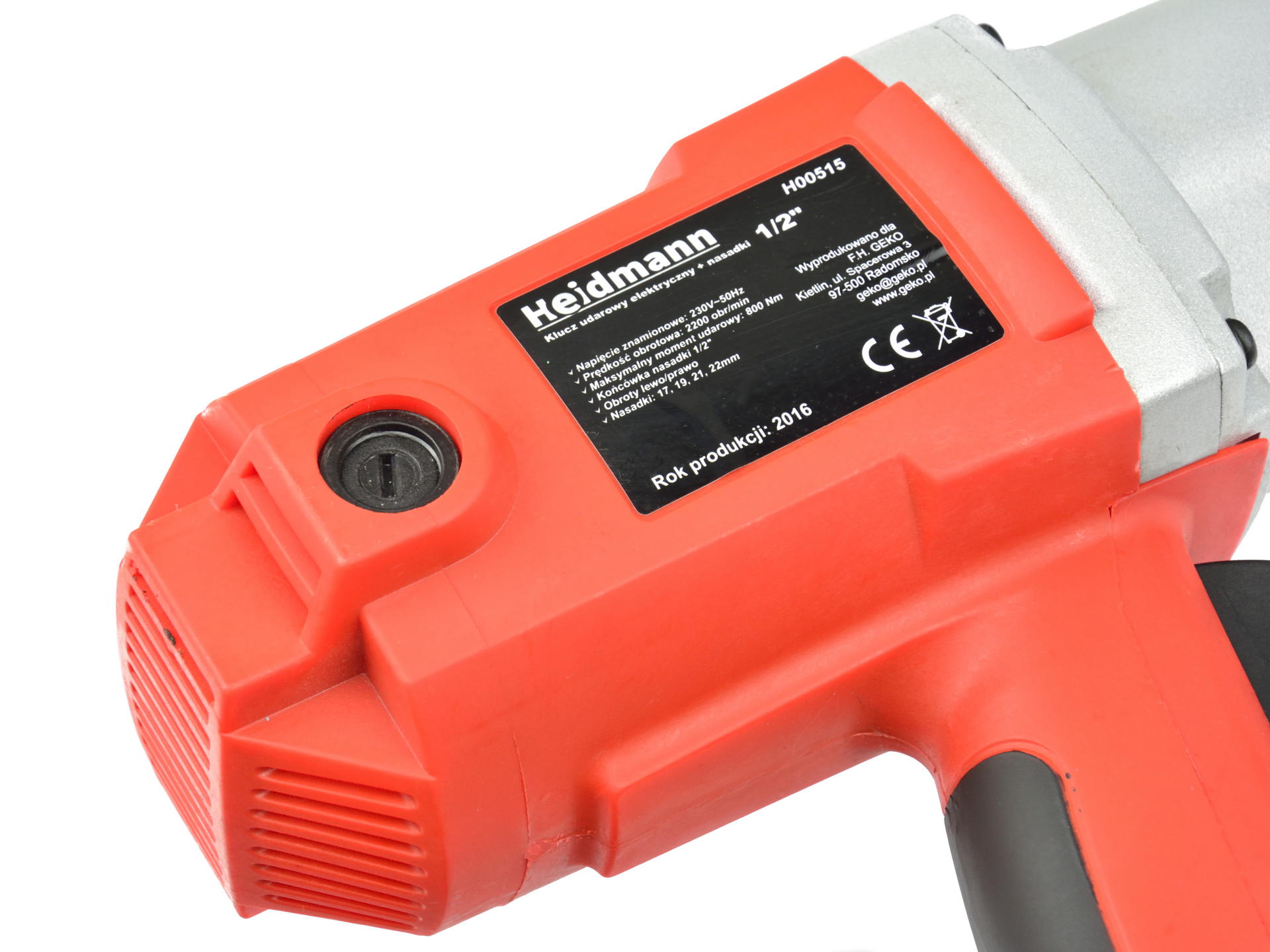 Elektrická rázová uťahovačka 1/2" H00515 - Heidmann