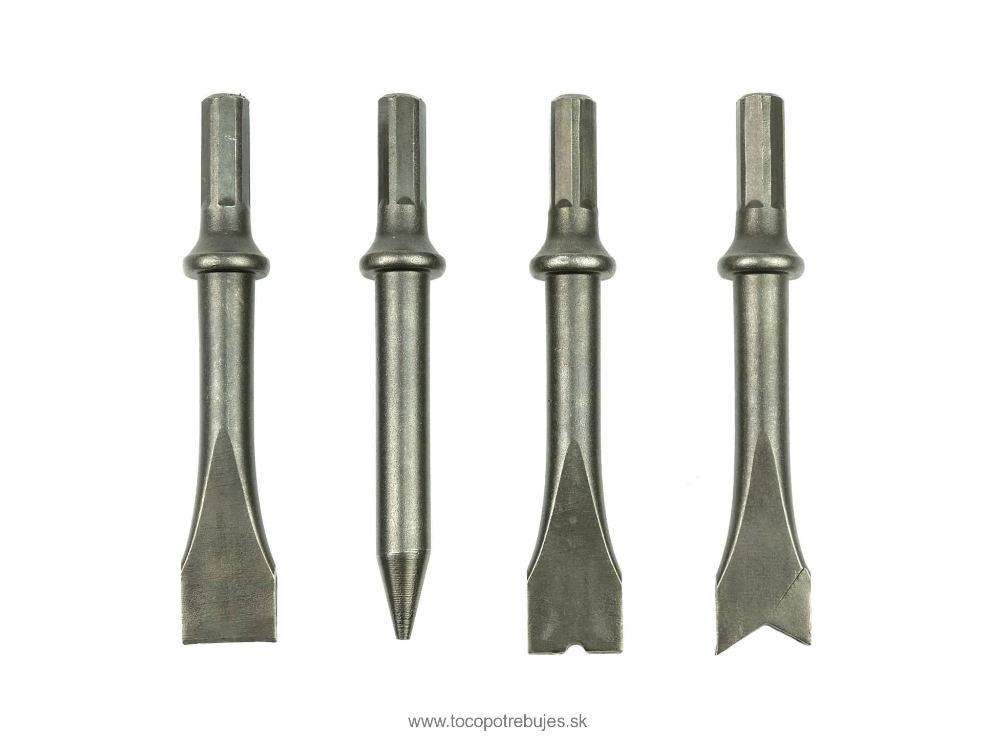 Pneumatické kladivo + 4 dláta - GEKO G03147