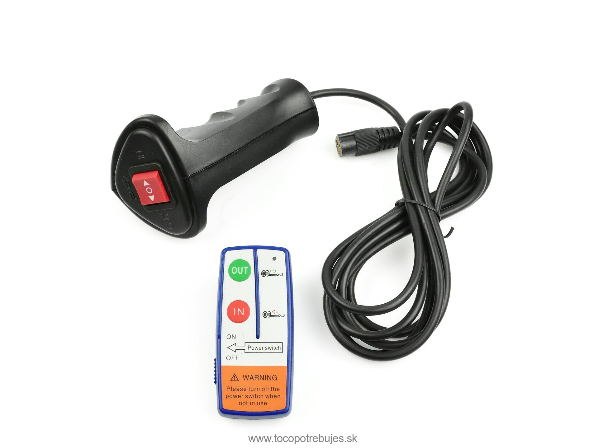 GEKO G81707 Elektrický lanový navijak 12V 12000LB, 5443kg