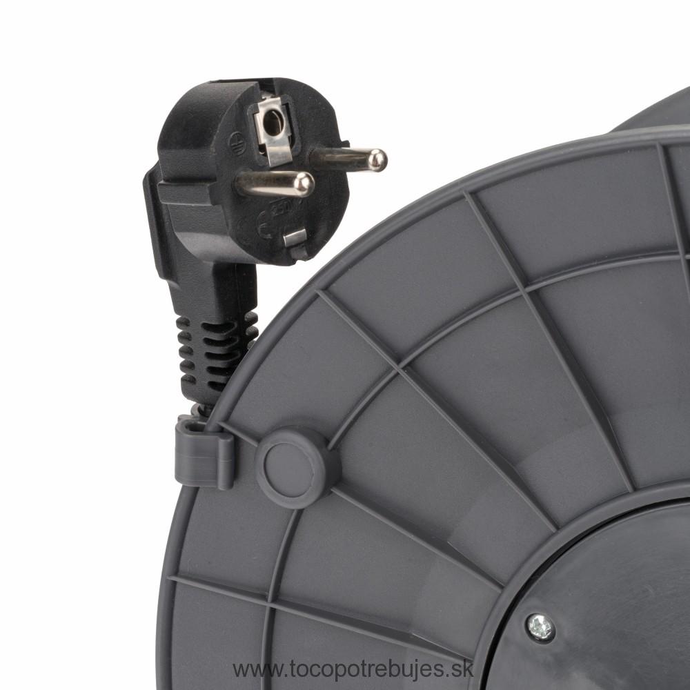 Predlžovací kábel na bubne + led lampa 3x2,5mm 30m - POWERMAT