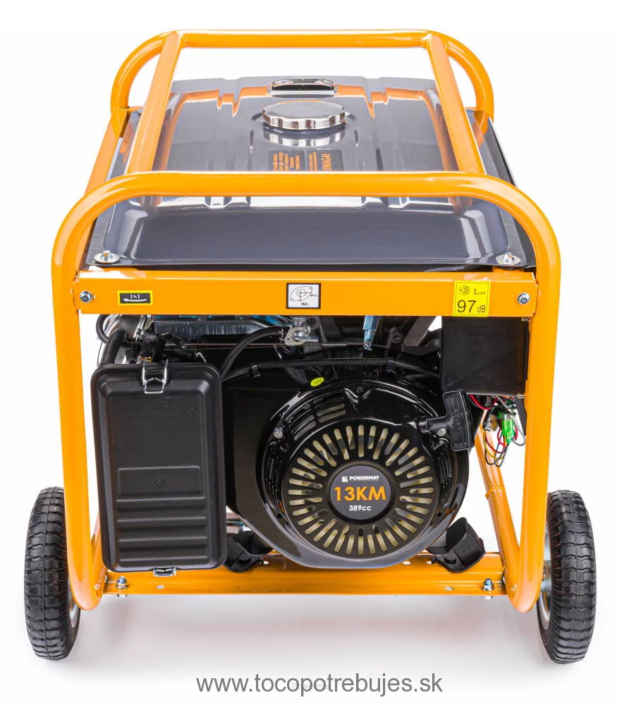 Elektrocentrála s el. štartom 6500W 2x230V AVR PM-AGR-6500M-EL - POWERMAT