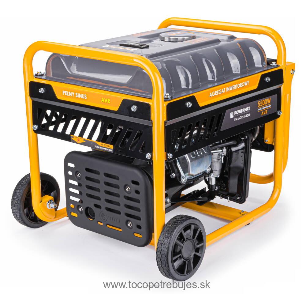 Invertorová elektrocentrála 5.5kW 230V/12V - POWERMAT PM-AGR-5500IM