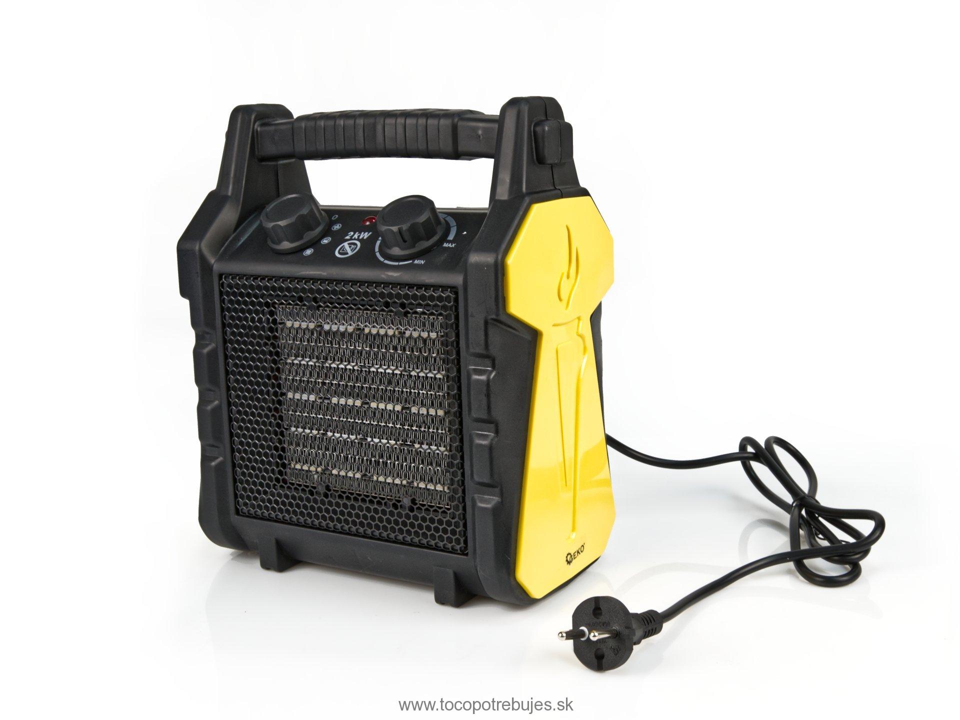 Elektrický keramický ohrievač vzduchu 2kW - GEKO G80405