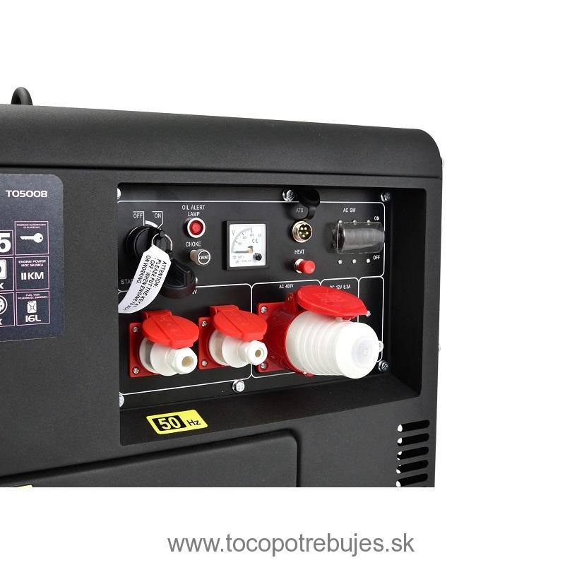 Dieselová elektrocentrála Tvardy 11HP 6,4KW