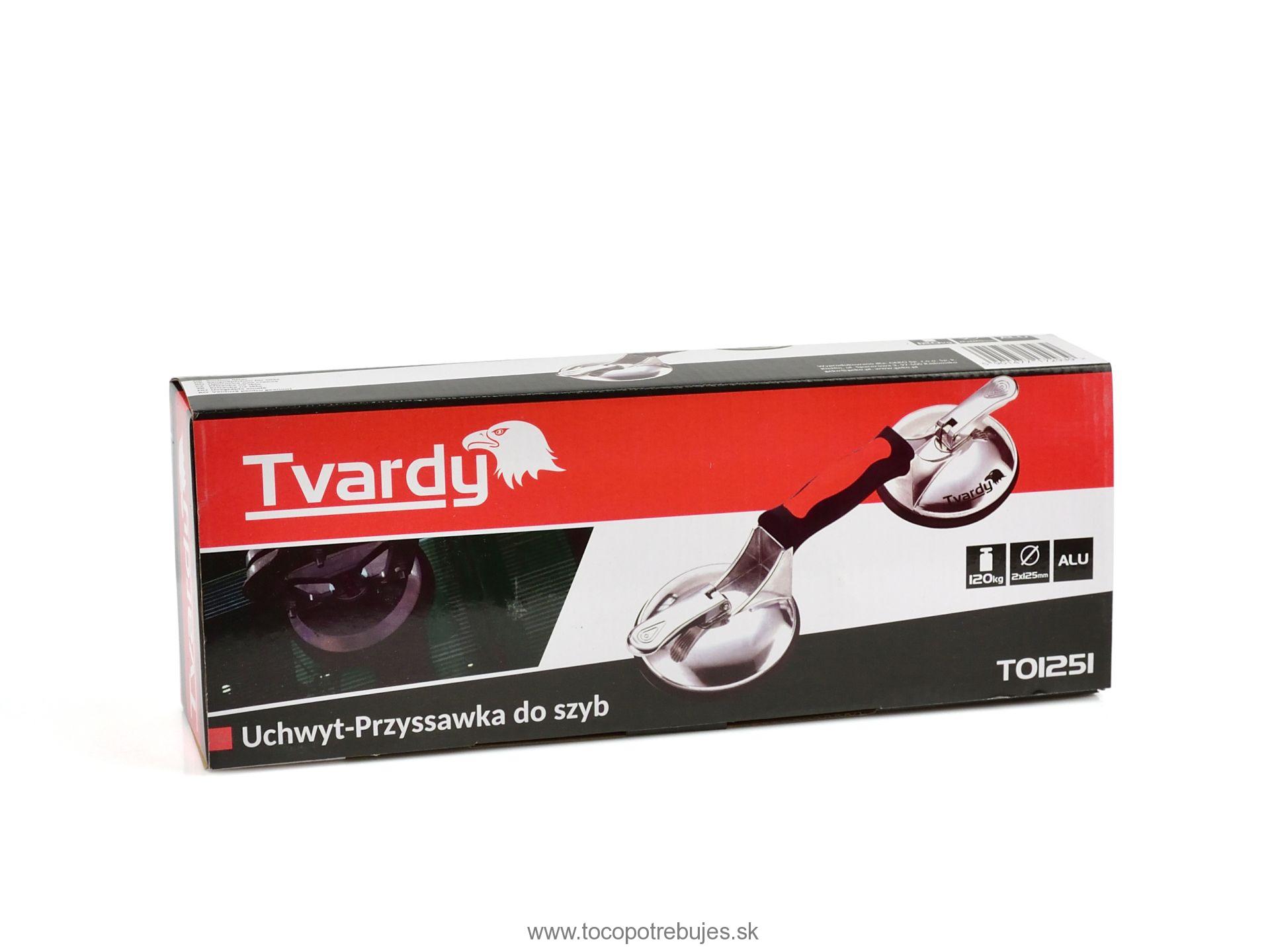 Prísavka na sklo 2x125mm 120kg - Tvardy T01251