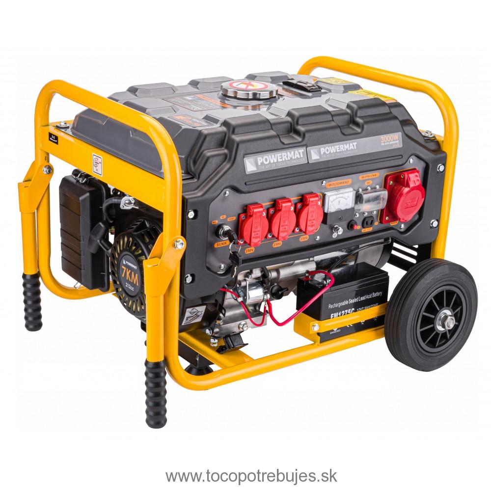 Elektrocentrála PM-AGR-3000MNKE s AVR - POWERMAT