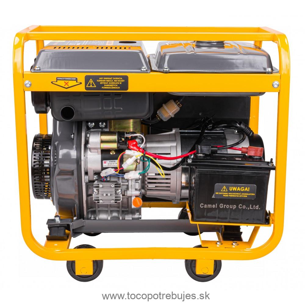Dieselová elektrocentrála PM-AGR-5500MD s AVR - POWERMAT
