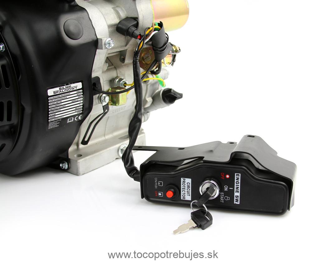 Benzínový motor 15 HP 25 mm - MAR-POL M79898