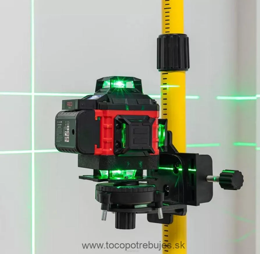 LASEROVÝ KRÍŽOVÝ LASER 4D 360 ZELENÝ RTPLK0036