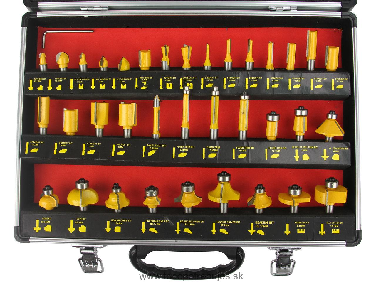Sada stopkových fréz do dreva 35ks - Ripper M22550R