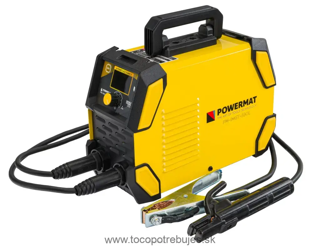 Invertorová zváračka LCD MMA PULSE TIG-LIFT 330A IGBT - POWERMAT PM-IMGT-330L