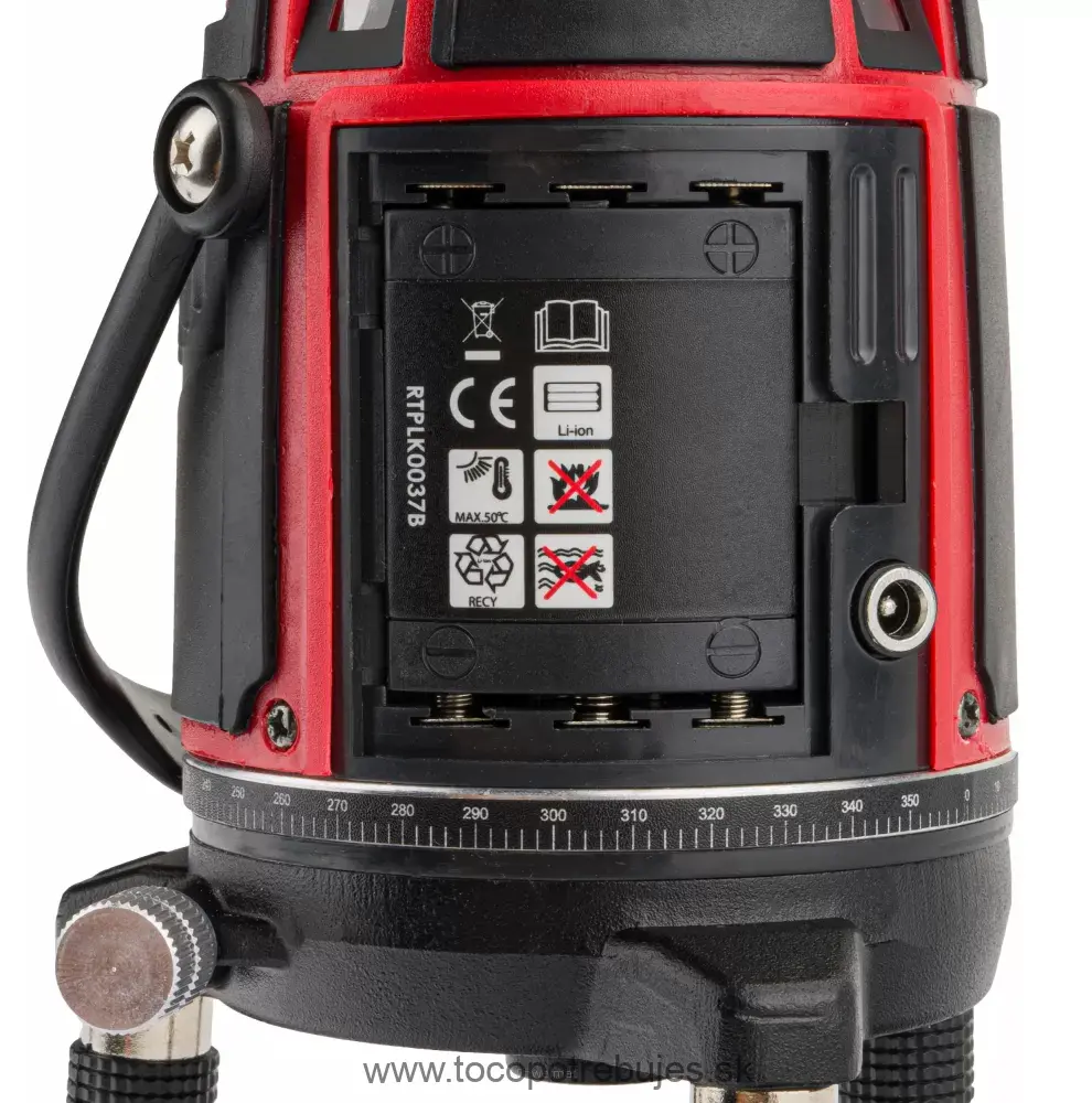 Krížový laser červený, 360 stupňov - RED TECHNIC RTPLK0037