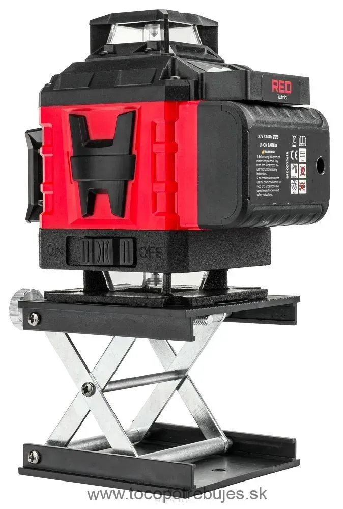 Krížový laser zelený RTPLK0036, 4D, 360 stupňov - RED TECHNIC RTPLK0036