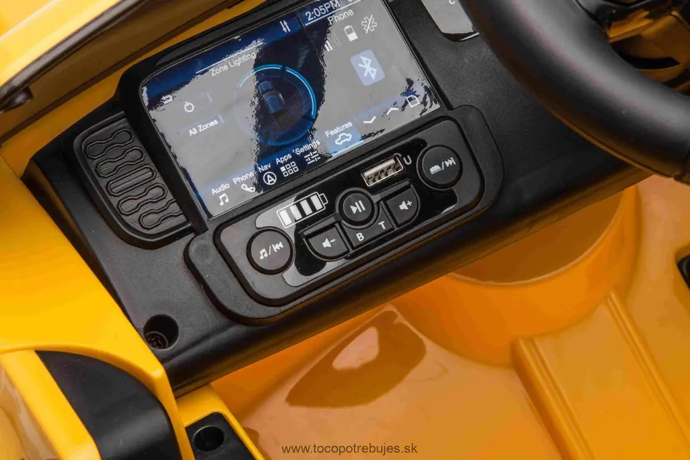 Elektrické autíčko FORD Ranger 12V, 2 X 30W MOTOR, ORIGINAL licencia Modrá