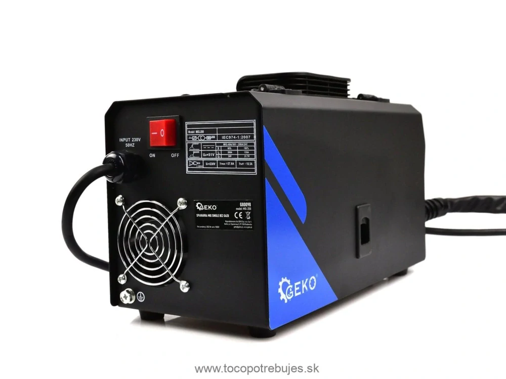 Invertorová zváračka MIG/MAG 200A - GEKO G80098