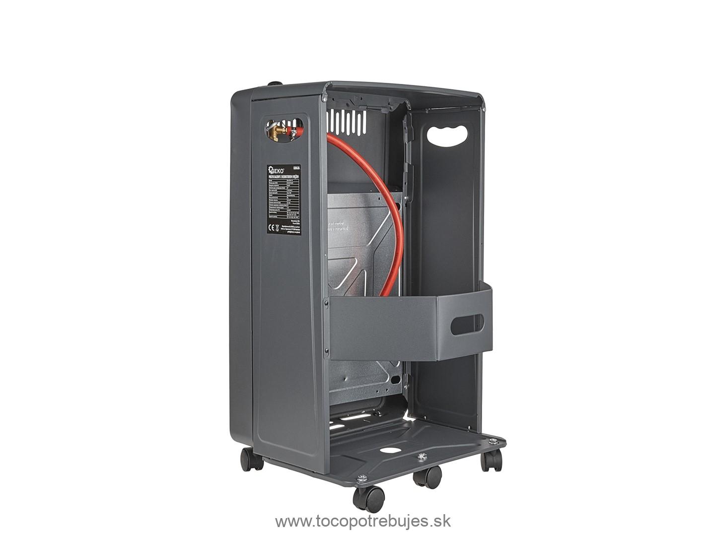 Plynový ohrievač s redukciou a hadicou 4,2kW - GEKO G80436
