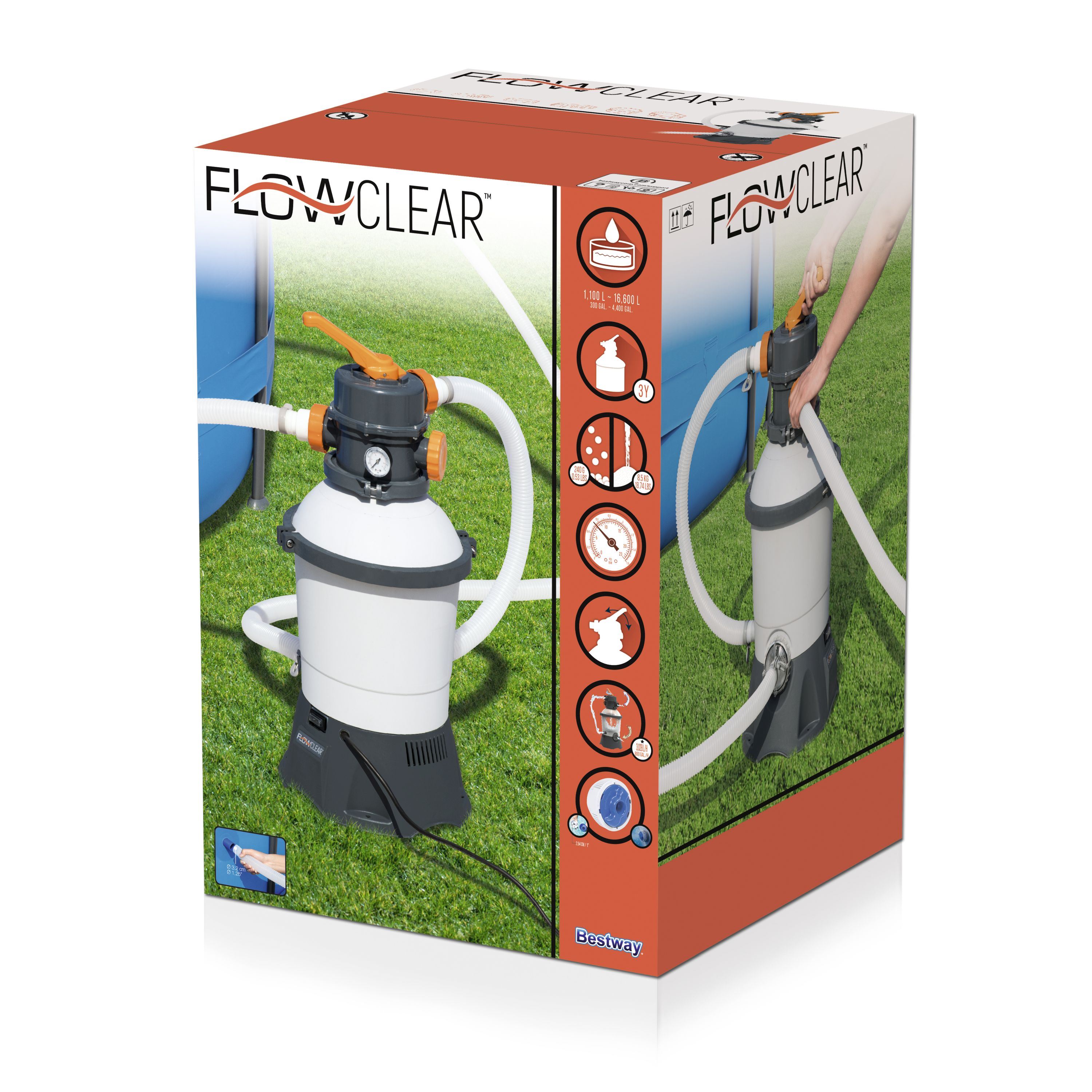 Bestway 58515 Piesková filtrácia 3028 L/h 2020