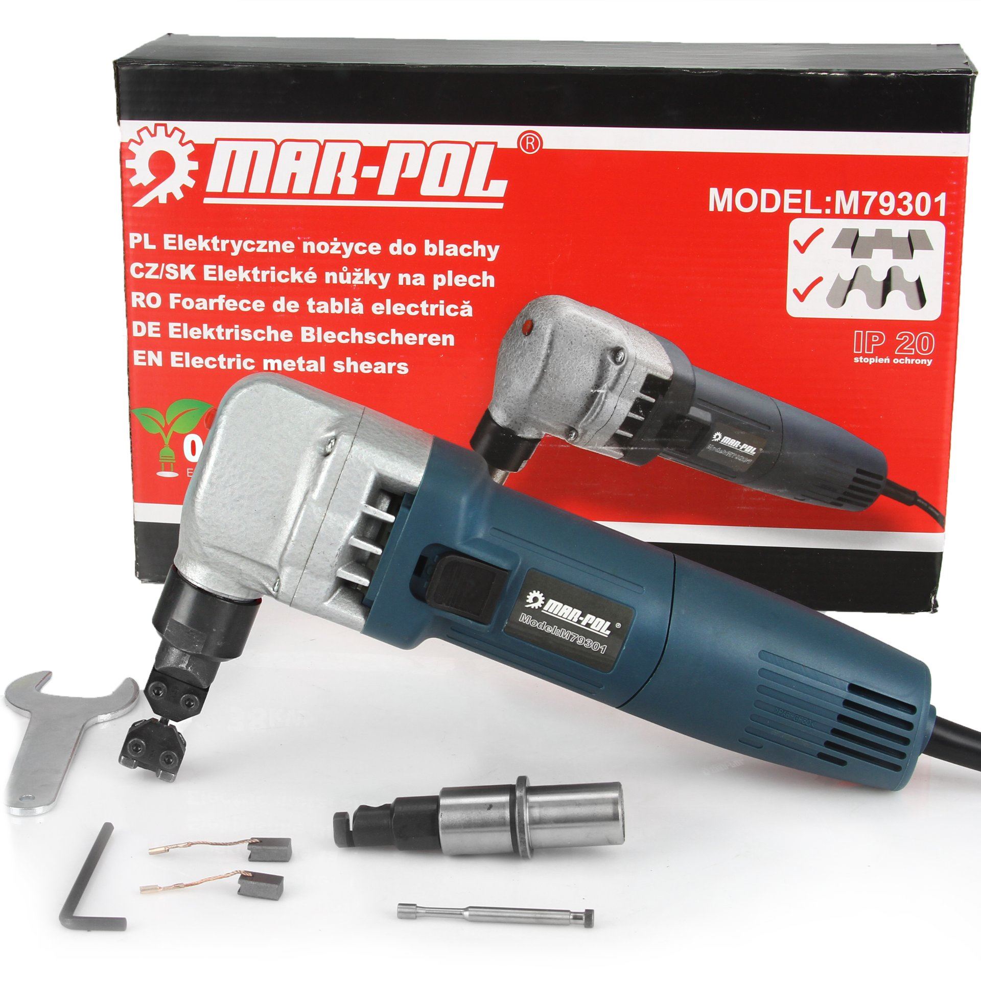 Elektrické nožnice na plech PRO - MAR-POL M79301