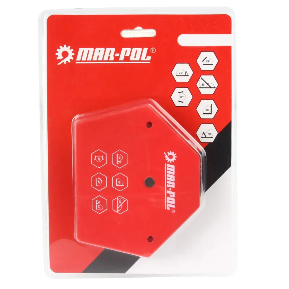 Zvárací magnetický uholník 6 hran, 25 kg - MAR-POL M79413