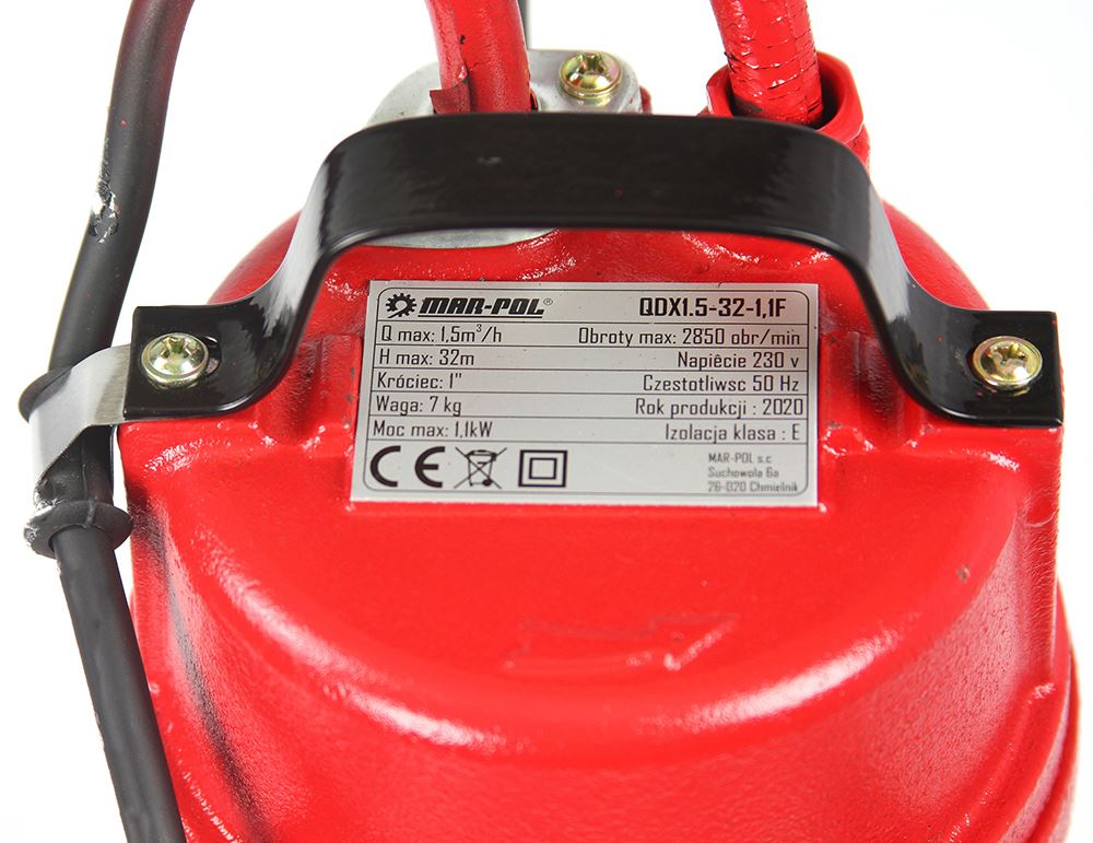 Ponorné čerpadlo QDX 1,5-32-1,1F s výtlakom 32m - MAR-POL M79909