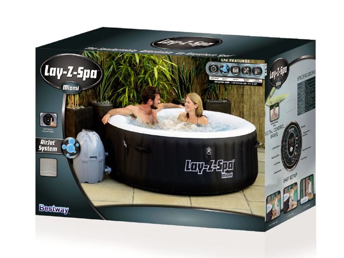 Bestway 54123 Lay-Z Spa Miami