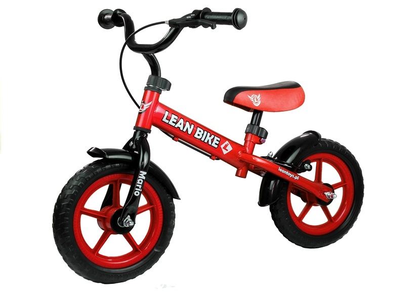 LeanToys Odrážadlo Mario 12" červené l2625