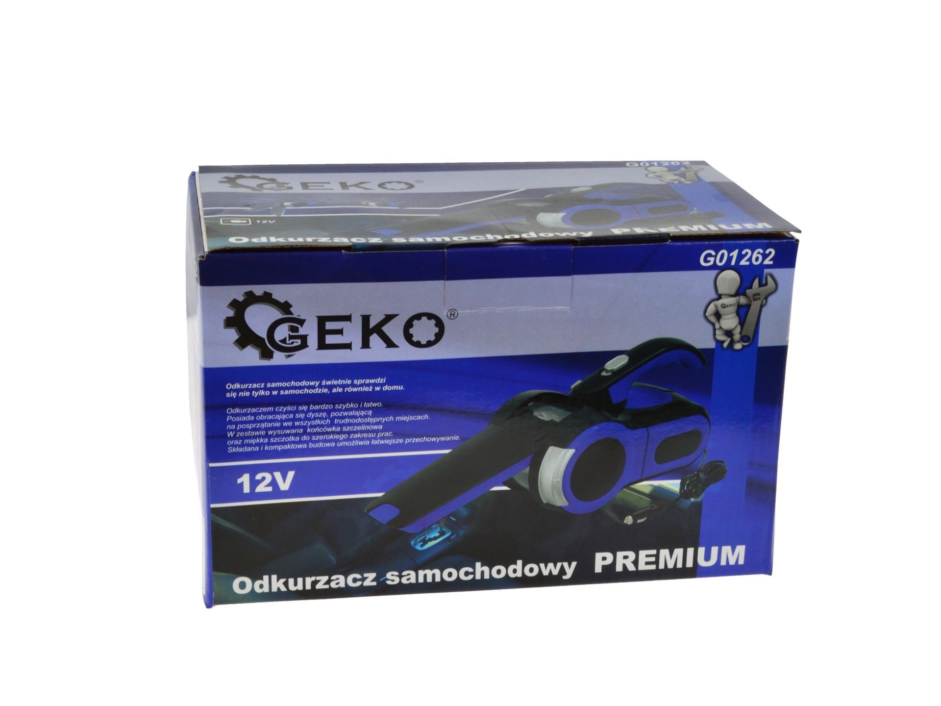 Bezvreckový vysávač do auta GEKO - G01262