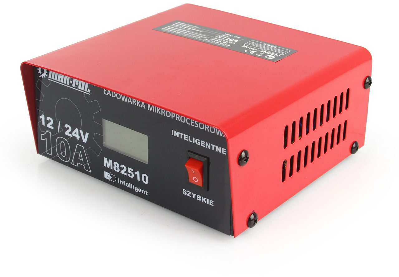 Mikroprocesorová nabíjačka 12V / 24V 10A - MAR-POL M82510