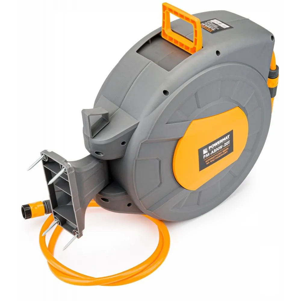 Samonavíjací bubon s hadicou na vodu PM-ABNW-20T - POWERMAT