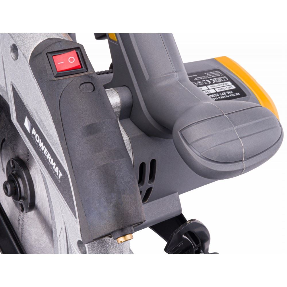 Kotúčová píla 185mm s laserom - POWERMAT PM-RPT-2250M