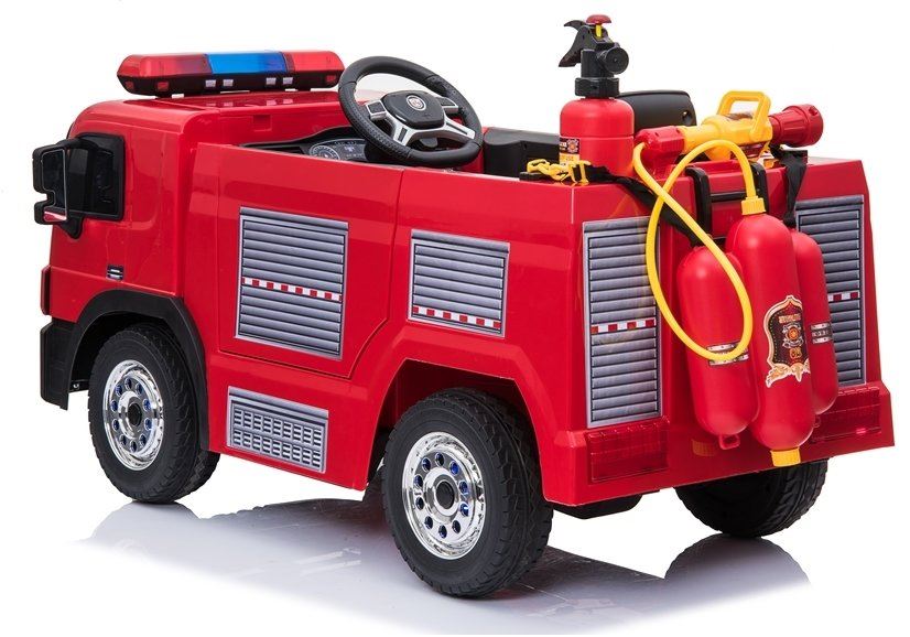 LeanToys elektrické autíčko L4095, červené hasické auto