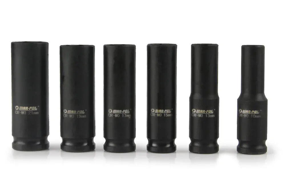 1/2 "NÁRAZOVÉ ZÁSUVKY 6 KS MAR-POL 10-21MM M58255