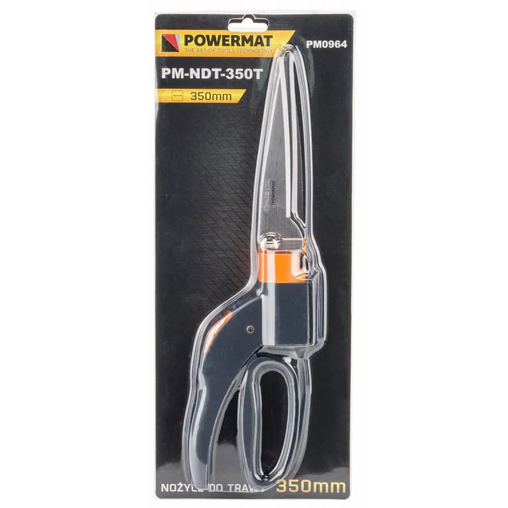 Záhradné nožnice na trávu 35cm 7-polôh PM-NDT-350T - POWERMAT