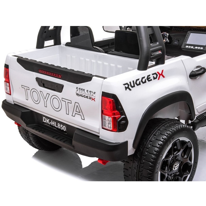 Joko Elektrické autíčko Toyota Hillux 4x4, penové kolesá, kožené sedadlo, FM rádio, otvárací kufor, nosnosť 50kg, ružové