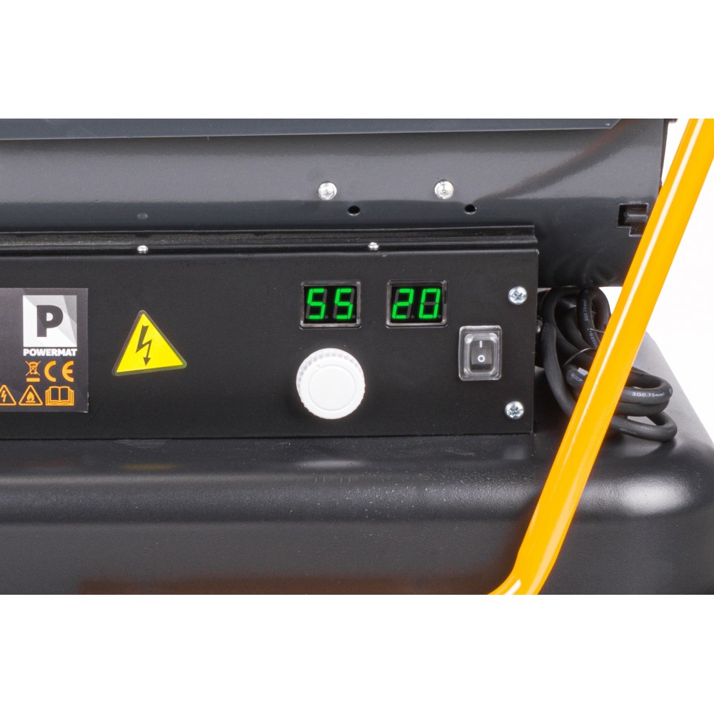 Naftový ohrievač s komínom 40kW + LCD displej PM-NAG-40SKN