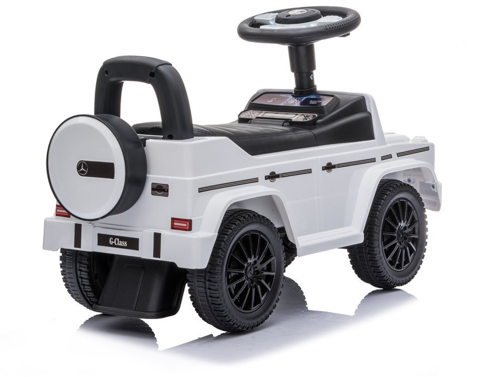LeanToys Odrážadlo autíčko Mercedes G-Class s klaksónom biele