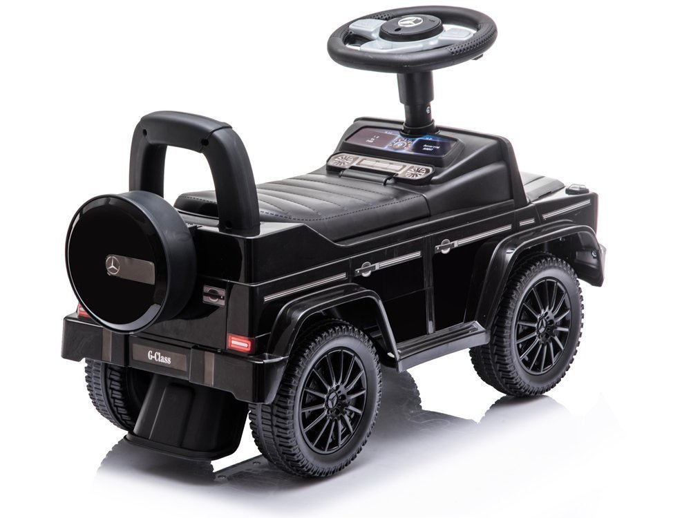 LeanToys  Odrážadlo autíčko Mercedes G-Class s klaksónom čierne