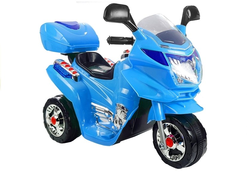 LeanToys Elektrická motorka HC8051, modrá