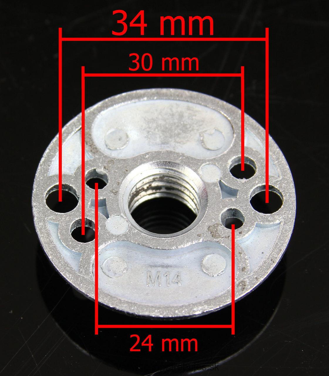 Upevnenie pre fiber disky 125mm M14 - M08495