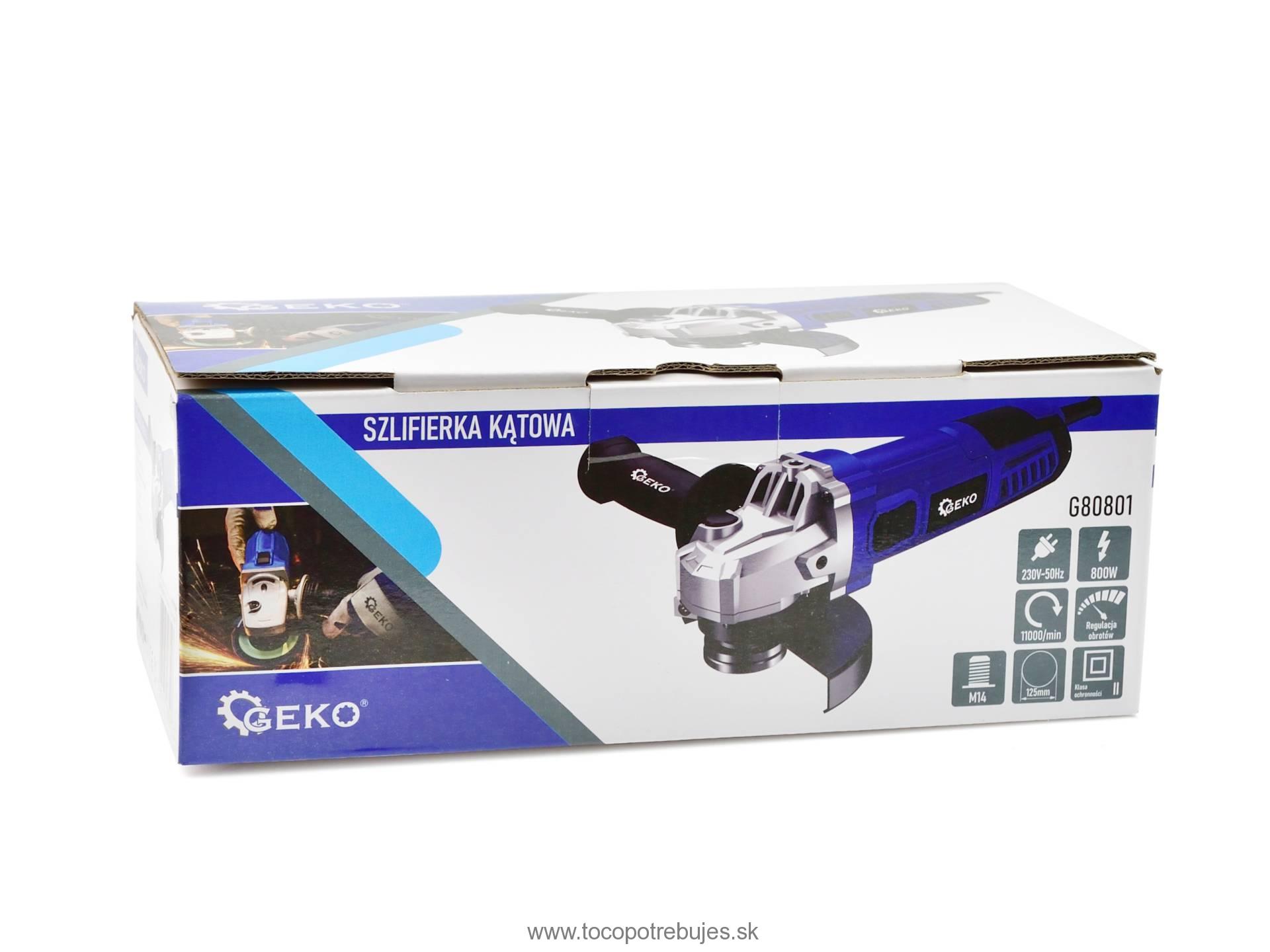 Uhlová brúska 125mm 800W - GEKO G80801
