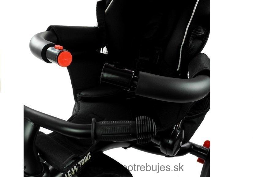 Leanbike Detská trojkolka PRO400, nastaviteľné operadlo, EVA kolesá, modrá